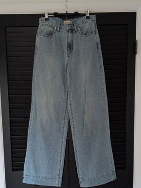 Madewell Light Wash Super Wide-Leg Jeans